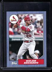 Nolan Arenado [Blue] #78B-43 Baseball Cards 2022 Topps Mini 1987 Prices