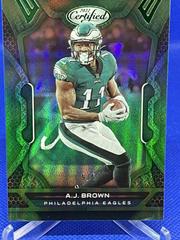 A. J. Brown [Green] #97 Football Cards 2022 Panini Certified Prices