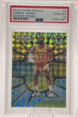 LeBron James #2 Basketball Cards 2019 Panini Mosaic Center Stage Prices