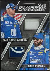 Jimmie Johnson, Dale Earnhardt Jr. #TAN-EJ Racing Cards 2017 Panini Absolute Nascar Team Tandems Prices