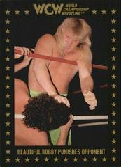 Beautiful Bobby Punishes Opponent Wrestling Cards 1991 Championship Marketing WCW Prices