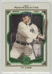 Ty Cobb [Green] Baseball Cards 2013 Topps Museum Collection Prices