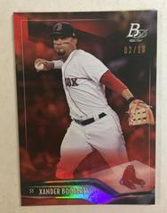 Xander Bogaerts [Red] #27 Baseball Cards 2021 Bowman Platinum Prices