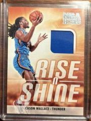 Cason Wallace [Winter] #RS-CAS Basketball Cards 2023 Panini Hoops Rise N Shine Memorabilia Prices