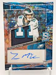 Tanner McKee #20 Football Cards 2023 Panini Spectra Rookie Autograph Neon Blue Prices