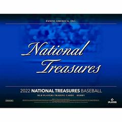 Hobby Box Baseball Cards 2022 Panini National Treasures Prices