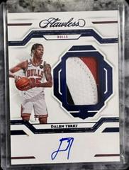Dalen Terry [Horizontal Patch Auto] #2 Basketball Cards 2022 Panini Flawless Patch Autograph Prices