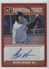 Anthony Santander [Red] #SS-AN Baseball Cards 2018 Panini Donruss Signature Series Prices