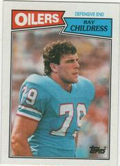 Ray Childress #314 Football Cards 1987 Topps Prices
