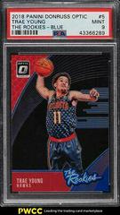 Trae Young [Blue] Basketball Cards 2018 Panini Donruss Optic the Rookies Prices