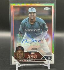 Jose Ramirez #ASGA-JRA Baseball Cards 2023 Topps Chrome Update All Star Game Autographs Prices