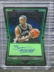 Sean Elliott [Green] #GA-SEL Basketball Cards 2018 Panini Obsidian Galaxy Autographs Prices