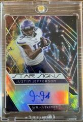 Justin Jefferson #SS-JJ Football Cards 2022 Panini Phoenix Star Signs Prices