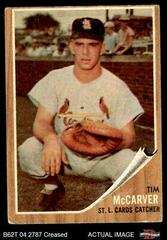 Tim McCarver [Green Tint] #167 Baseball Cards 1962 Topps Prices