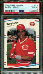 Barry Larkin #239 Baseball Cards 1988 Fleer Glossy Prices