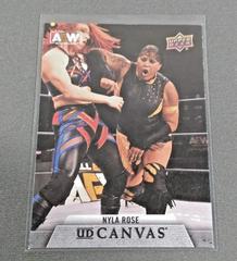 Nyla Rose Wrestling Cards 2021 Upper Deck AEW Canvas Prices