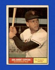 Orlando Cepeda #435 Baseball Cards 1961 Topps Prices