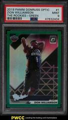 Zion Williamson [Green] #1 Basketball Cards 2019 Panini Donruss Optic the Rookies Prices
