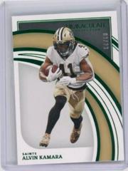 Alvin Kamara [Emerald] #60 Football Cards 2022 Panini Immaculate Collection Prices