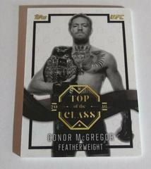 Conor McGregor [Black] Ufc Cards 2016 Topps UFC Top of the Class Prices