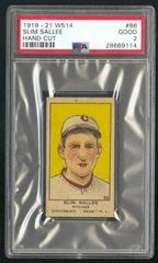 Slim Sallee [Hand Cut] #86 Baseball Cards 1919 W514 Prices