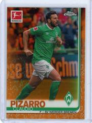 Claudio Pizarro [Orange Refractor] #10 Soccer Cards 2019 Topps Chrome Bundesliga Prices
