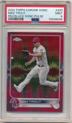 Mike Trout [Red] Baseball Cards 2022 Topps Chrome Black Prices