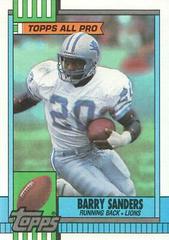 Barry Sanders [Disclaimer Back] #352 Football Cards 1990 Topps Prices