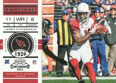 Larry Fitzgerald #91 Football Cards 2011 Playoff Contenders Prices