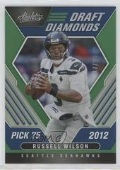 Russell Wilson [Spectrum Green] Football Cards 2022 Panini Absolute Draft Diamonds Prices