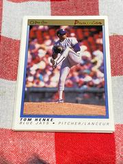 Tom Henke #63 Baseball Cards 1991 O Pee Chee Premier Prices