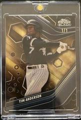 Tim Anderson [Superfractor] #25 Baseball Cards 2023 Topps Chrome Black Prices