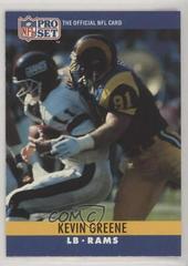 Kevin Greene #167 Football Cards 1990 Pro Set FACT Cincinnati Prices