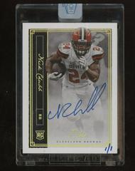 Nick Chubb [Autograph Bronze] #73 Football Cards 2018 Panini One Prices
