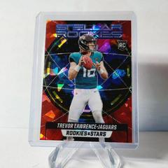 Trevor Lawrence [Red Ice] Football Cards 2021 Panini Rookies and Stars Stellar Prices