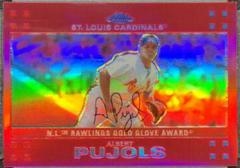 Albert Pujols [Red Refractor] #265 Baseball Cards 2007 Topps Chrome Prices