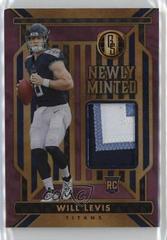 Will Levis [Rose Gold] #NM-27 Football Cards 2023 Panini Gold Standard Newly Minted Memorabilia Prices