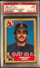 Urbano Lugo [Trademark on Front] Baseball Cards 1987 Topps Prices
