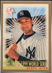 Derek Jeter [Magic Moments Wins 1999 WS] #478 Baseball Cards 2000 Topps Prices