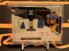 Isaiah Spiller [Helmet Nameplate Autograph] Football Cards 2022 Panini Impeccable Prices