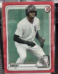 Luis Robert [Red] Baseball Cards 2020 Bowman Prices