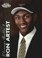 Ron Artest #201 Basketball Cards 1999 Fleer Force Prices