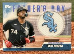 Eloy Jimenez [Blue] Baseball Cards 2023 Topps Father’s Day Commemorative Team Patch Prices