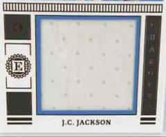 J. C. Jackson #GJJ-9 Football Cards 2022 Panini Encased Gamers Jumbo Jerseys Prices