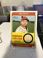 Joey Votto Baseball Cards 2023 Topps Heritage Clubhouse Collection Relics High Number Prices