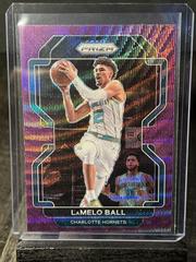 LaMelo Ball [Purple Hyper Prizm] #185 Basketball Cards 2021 Panini Prizm Prices