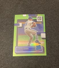 Aaron Ashby [Green] #36 Baseball Cards 2022 Panini Donruss Optic Prices
