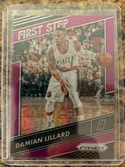 Damian Lillard [Purple Prizm] #1 Basketball Cards 2016 Panini Prizm First Step Prices