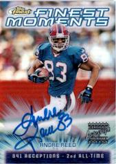 Andre Reed Football Cards 2000 Topps Finest Moments Prices