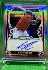 Seth Beer #8 Baseball Cards 2021 Panini Prizm Draft Picks Autographs Prices